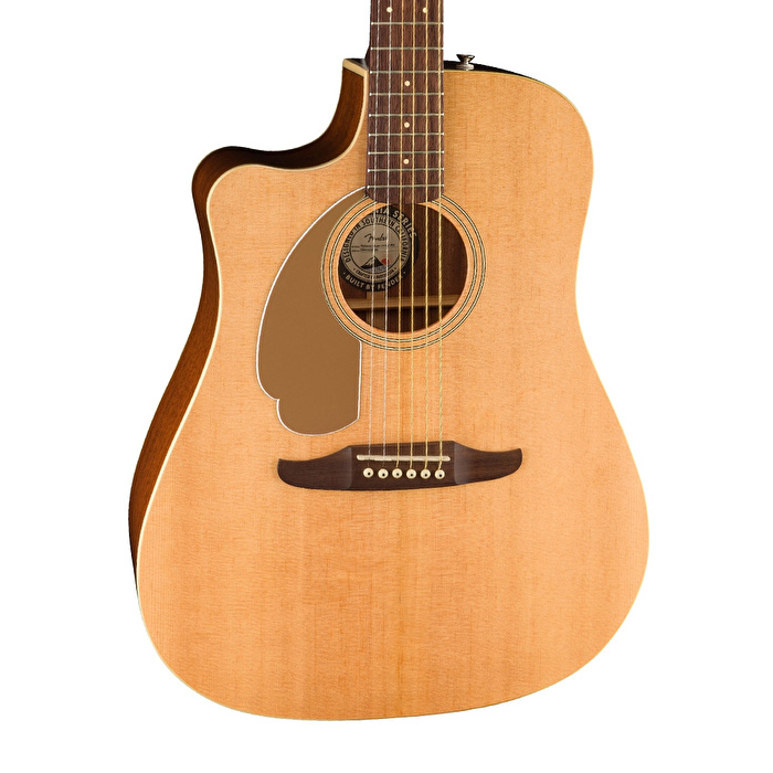 Fender Redondo Player Ceviz Klavye GPG Natural Solak Elektro Akustik Gitar